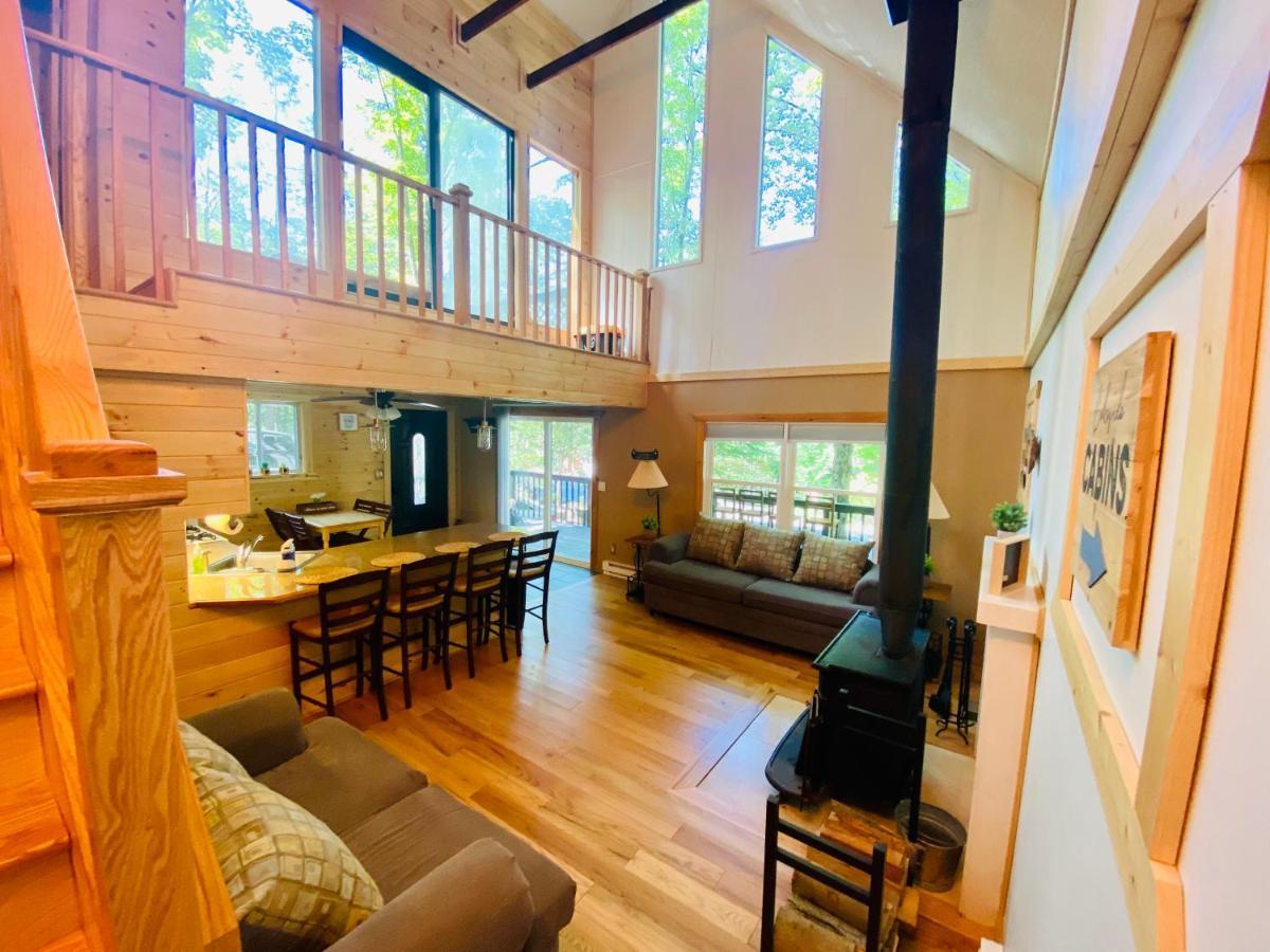 Lakeview Cabin In The Hideout Lake Ariel エクステリア 写真