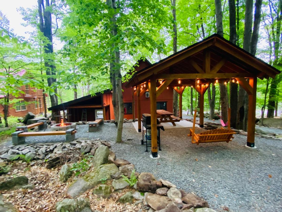 Lakeview Cabin In The Hideout Lake Ariel エクステリア 写真