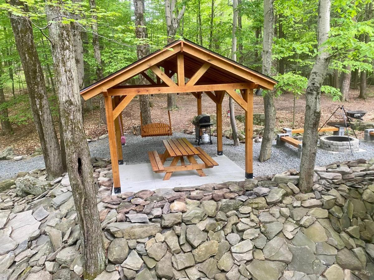 Lakeview Cabin In The Hideout Lake Ariel エクステリア 写真